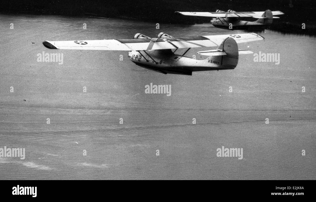 Consolidated PBY-1, VP-12F, 12-P-2, de l'Alaska Banque D'Images