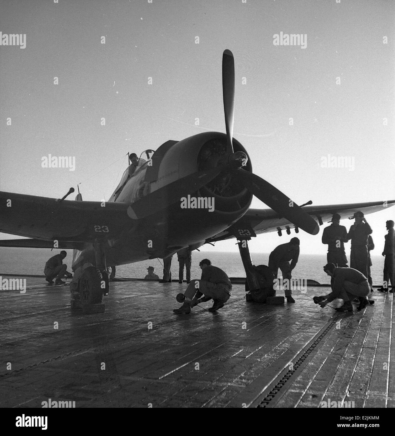 Grumman F6F-5N, 03 Banque D'Images
