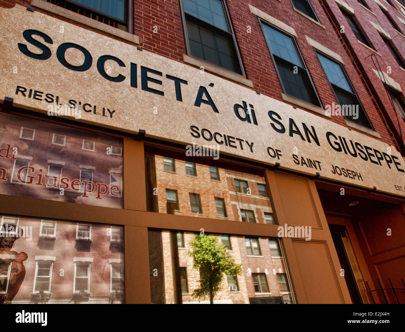 Societa di San Giuseppe situé à Boston, Massachusetts Banque D'Images