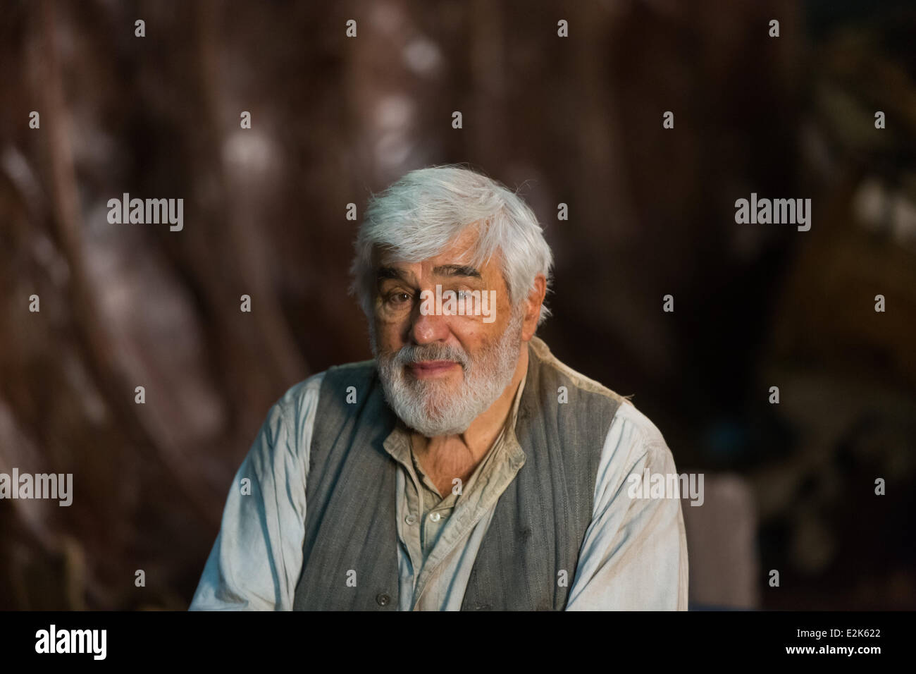 Mario Adorf lors d'un photocall sur le tournage d'un film de la télévision allemande à Pinocchio Coloneum MMC studios. Où : Cologne, Allemagne Quand : 30 Avr 2013 Banque D'Images