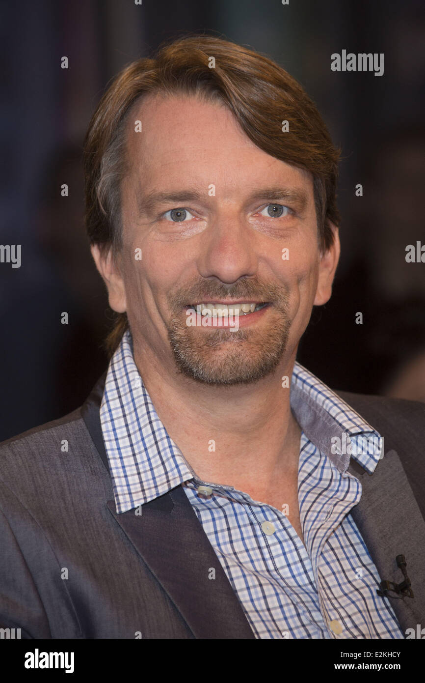 Bastian Sick sur la télévision allemande ZDF Markus Lanz. Où : Hambourg, Allemagne Quand : 07 Juin 2013 Banque D'Images