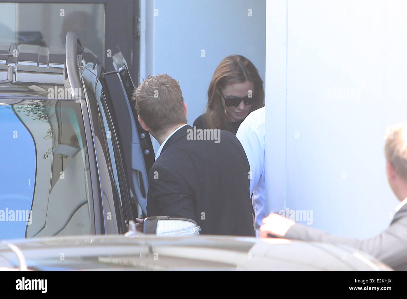 Angelina Jolie en arrivant au Bauhaus Archiv museum de Tiergarten. Où : Berlin, Allemagne Quand : 05 Juin 2013 Banque D'Images