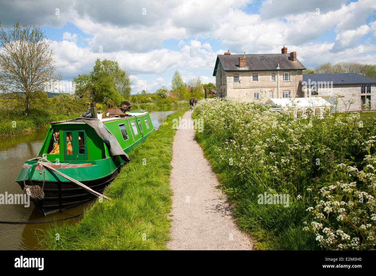 La Barge Inn sur le canal Kennet et Avon, Honeystreet, Alton Barnes, Vale de Pewsey, Wiltshire, Angleterre Banque D'Images