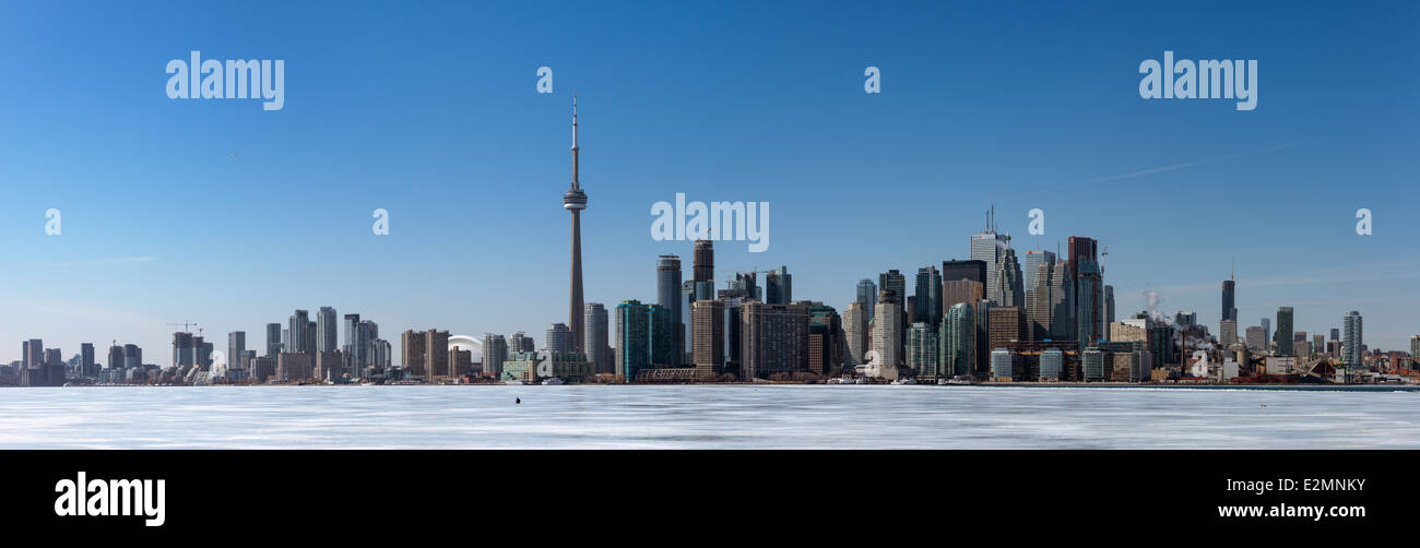 Ville de Toronto en hiver Banque D'Images