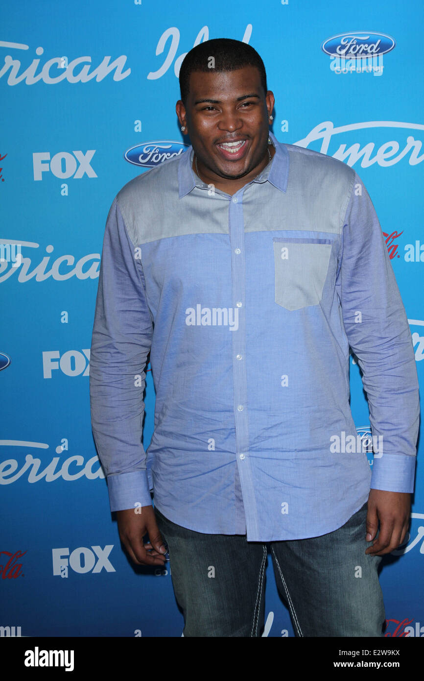 FOX 'American Idol' parti finalistes du Grove comprend : Curtis Finch Jr. Où : Los Angeles, California, United States Quand : 07 Mars 2013 Banque D'Images