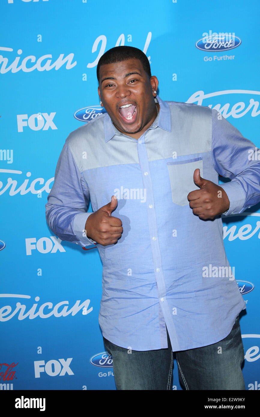 FOX 'American Idol' parti finalistes du Grove comprend : Curtis Finch Jr. Où : Los Angeles, California, United States Quand : 07 Mars 2013 Banque D'Images