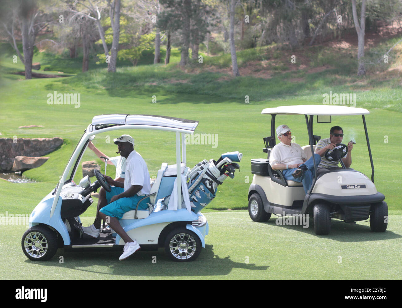 Michael Jordan Celebrity Invitational Golf - Jour 3 avec : Michael Jordan Où : Las Vegas, Nevada, United States Quand : 06 Avr 2013 Banque D'Images