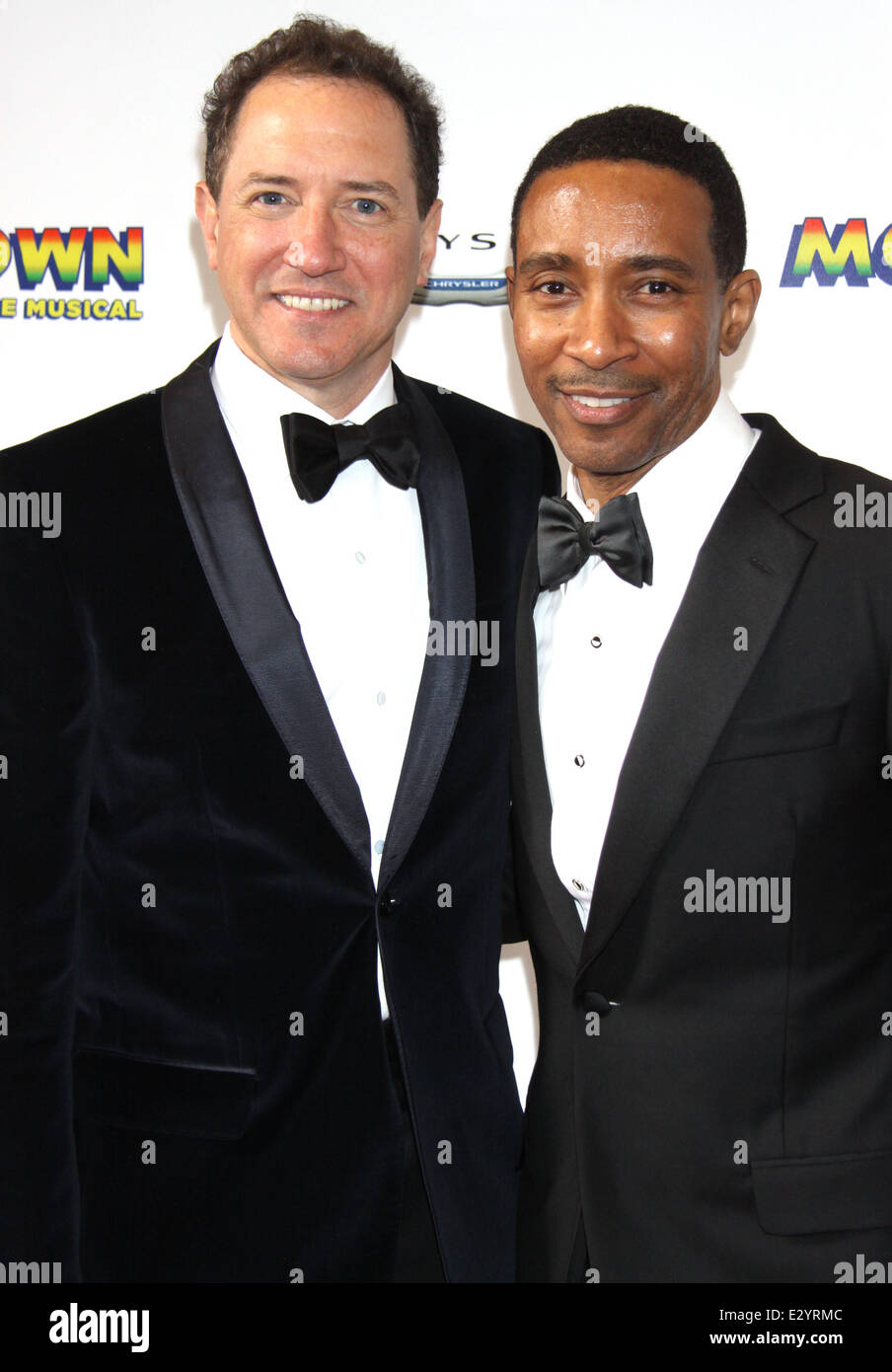 Broadway soirée d'ouverture de la Motown:La comédie musicale au Lunt-Fontanne Theatre - Arrivées avec : Kevin McCollum,Charles Randolph-Wright Où : New York City, United States Quand : 14 Avr 2013 Banque D'Images