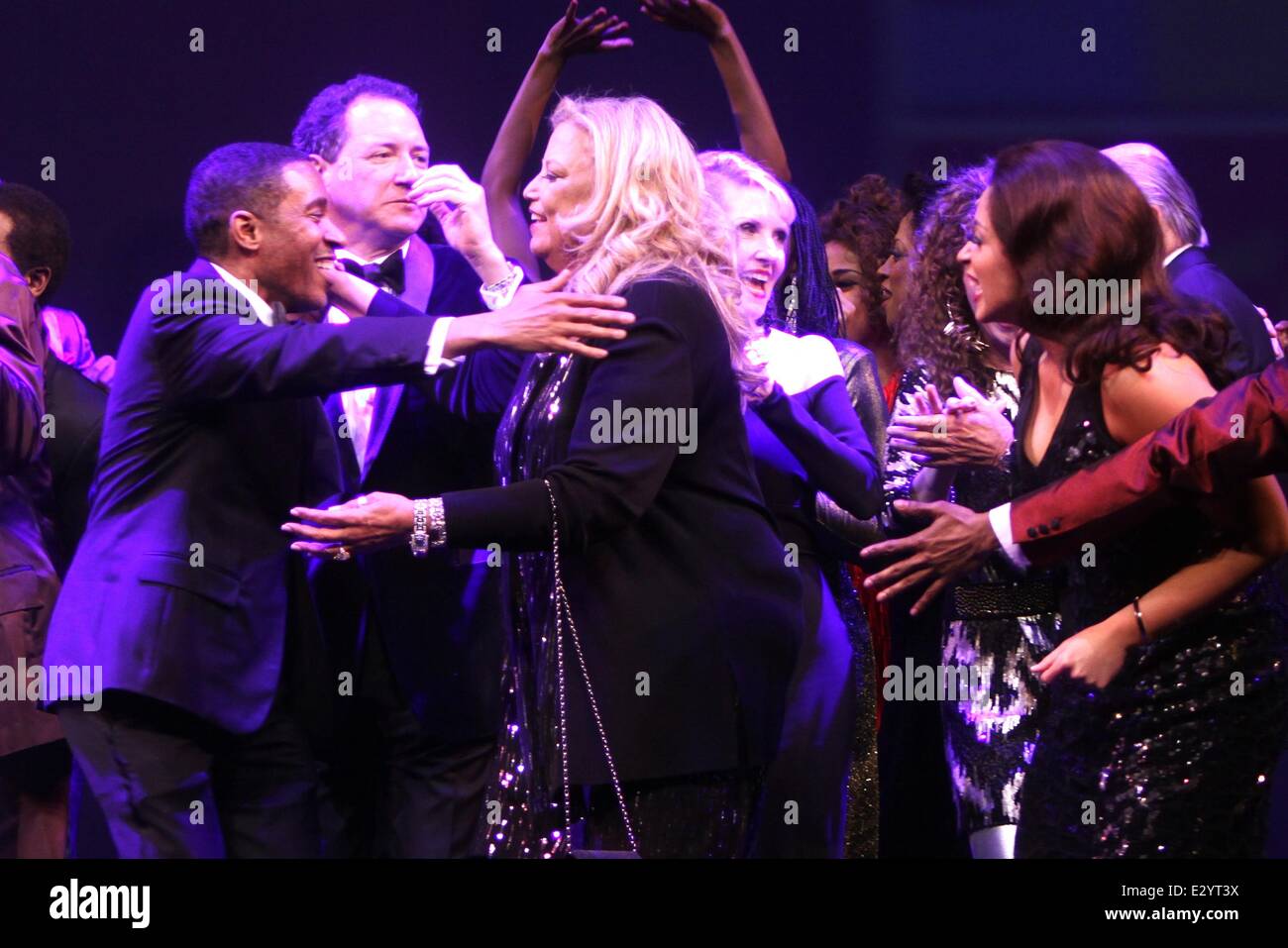 La soirée d'ouverture Curtain Call pour la Motown:comédie musicale au Lunt-Fontanne Theatre avec : Charles Randolph-Wright,Kevin McC Banque D'Images