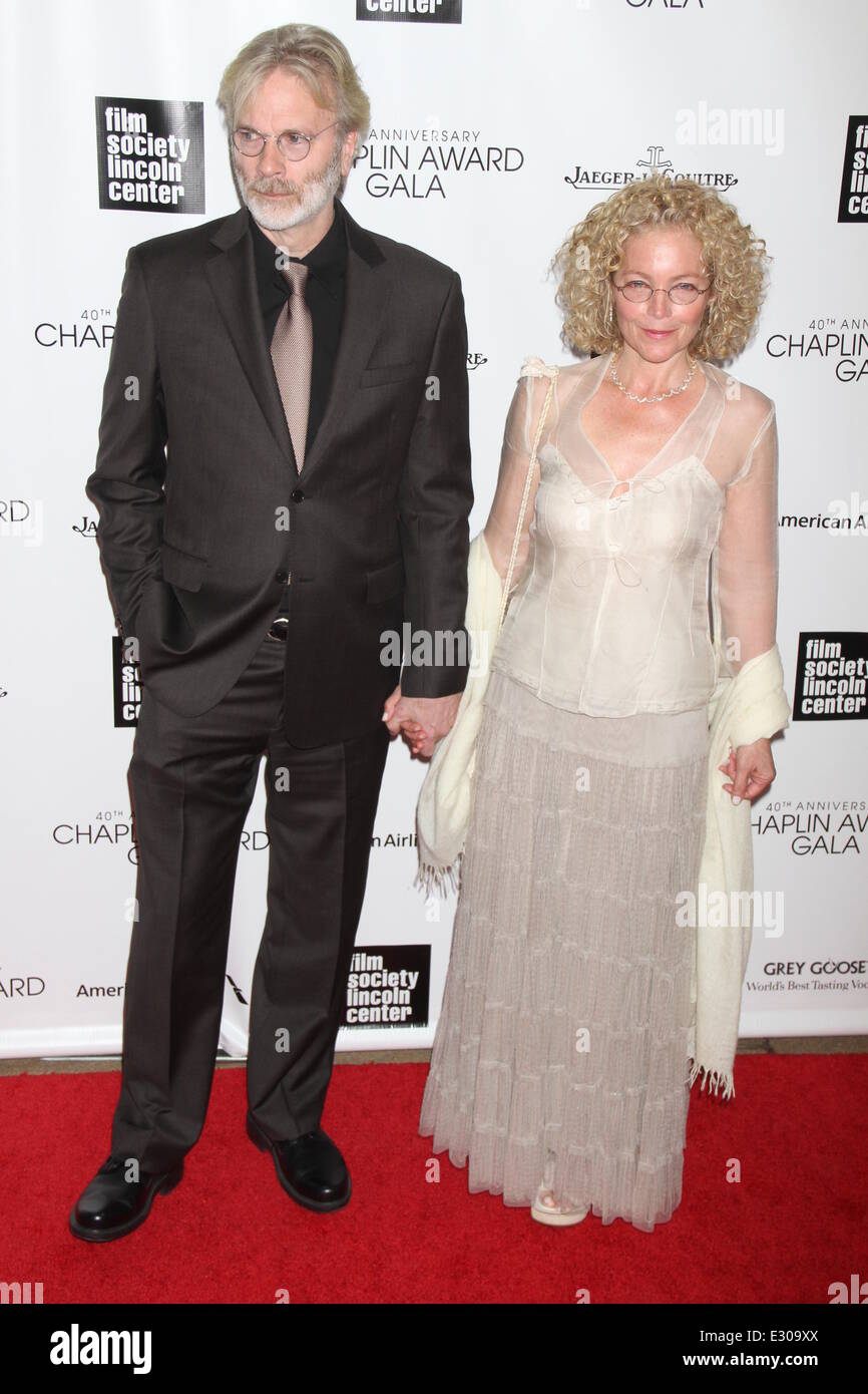 40e anniversaire Chaplin Award Gala Barbra Streisand à l'Avery Fisher Hall, au Lincoln Center avec : Kenneth Bowser,Amy Irving Où : New York, NY, United States Quand : 22 Avr 2013 Banque D'Images