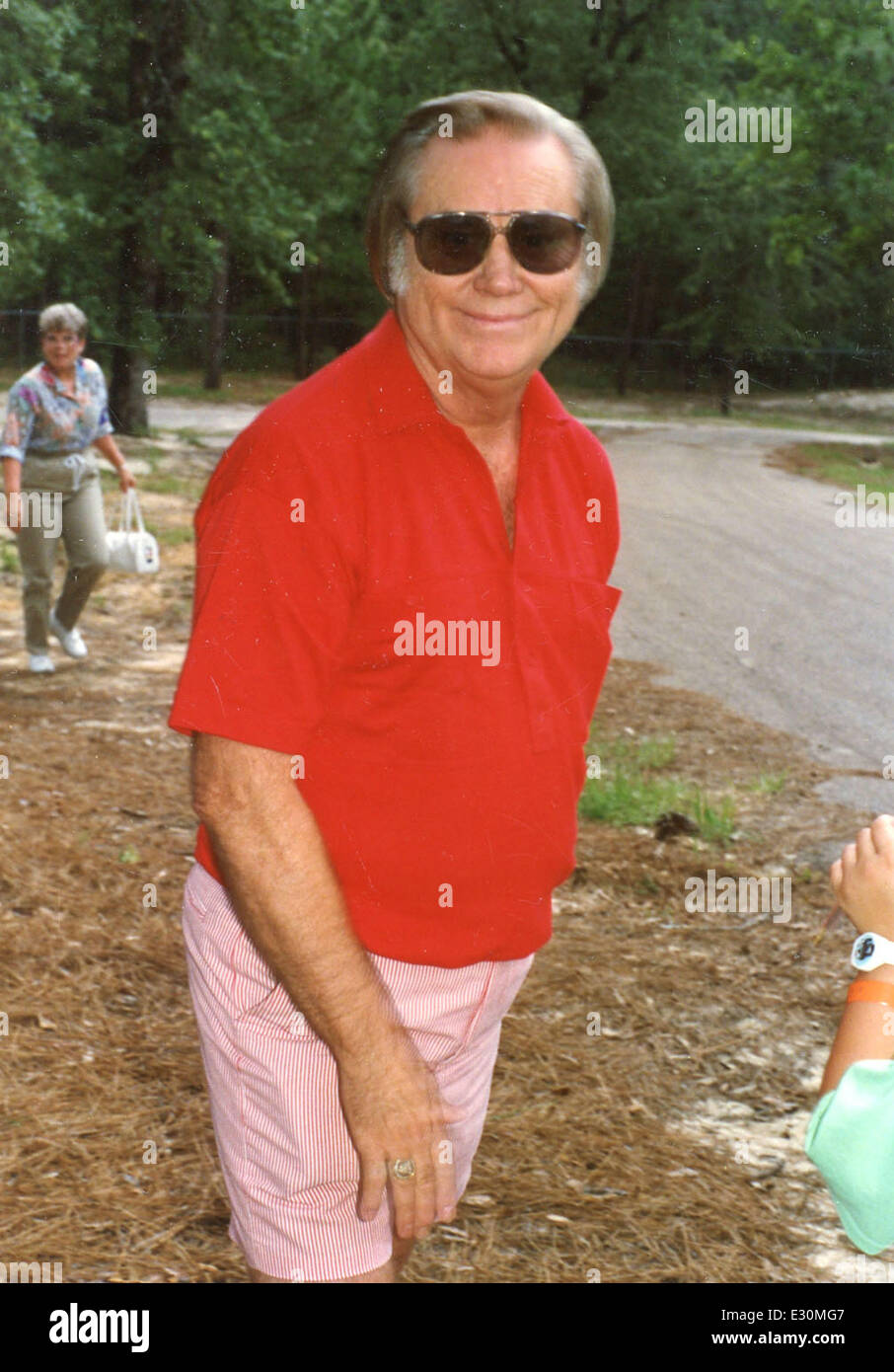 George Jones archive photos En vedette : George Jones Où : United States Quand : 11 Avr 1990 Banque D'Images