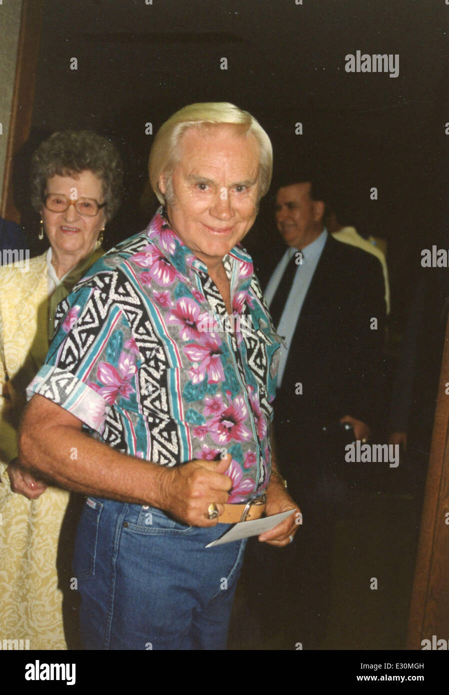 George Jones archive photos En vedette : George Jones Où : Nashville, Tennessee, United States Quand : 09 Avr 1992 Banque D'Images