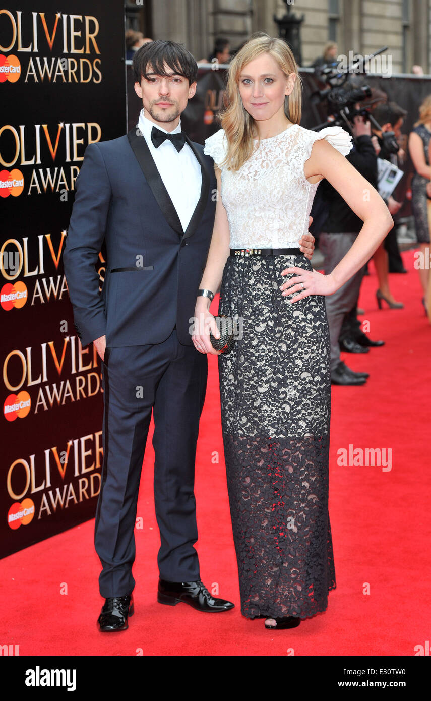 L'Olivier Awards s'est tenue au Royal Opera House - Arrivées. En vedette : Hattie Morahan Où : London, Royaume-Uni Quand : 28 Avr 2013 Banque D'Images