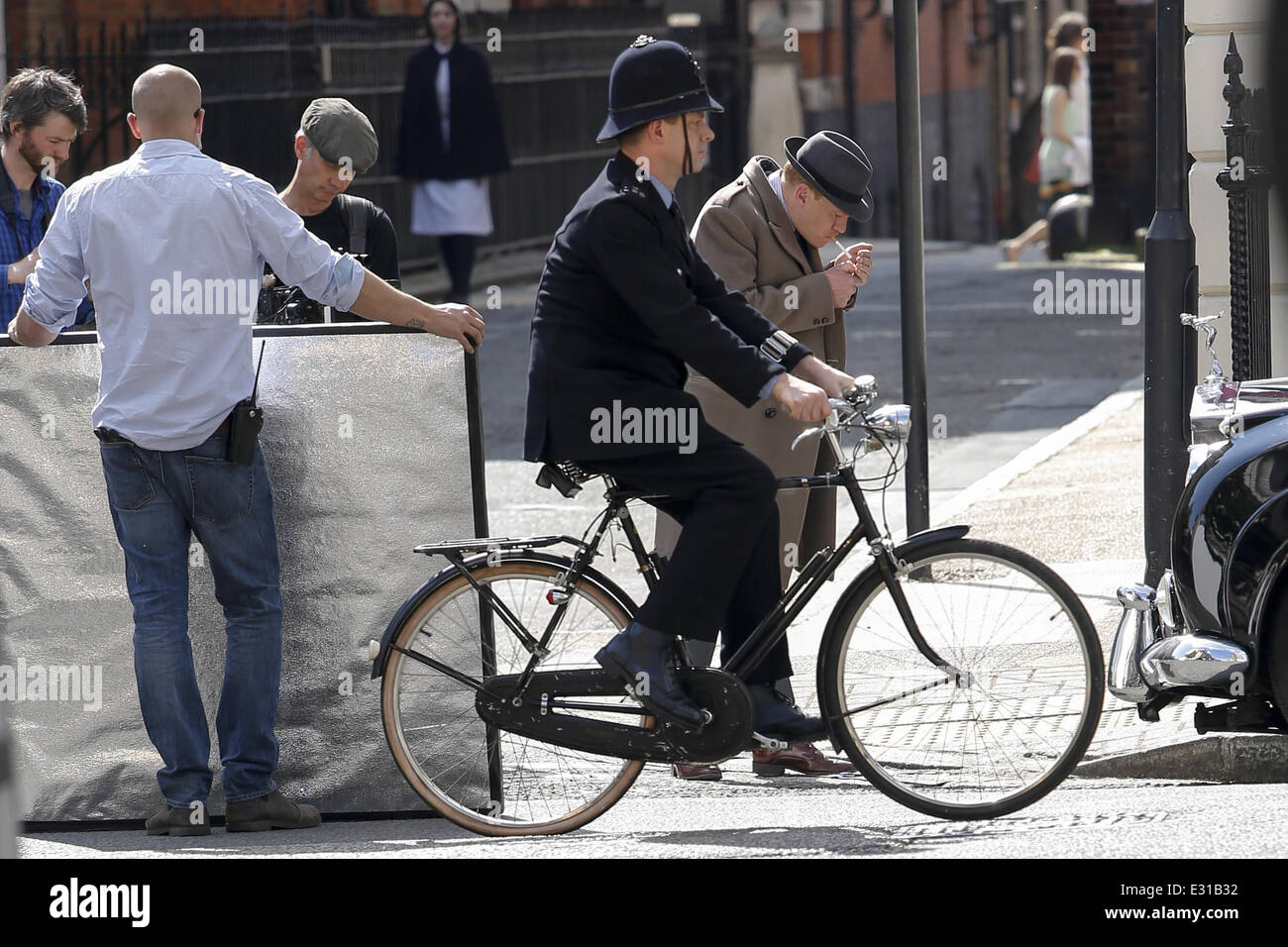 "Souffle" nouvelle Série ITV tournage dans le centre de Londres comprend : Shaun Dingwall, l'atmosphère où : London, Royaume-Uni lorsque : Banque D'Images