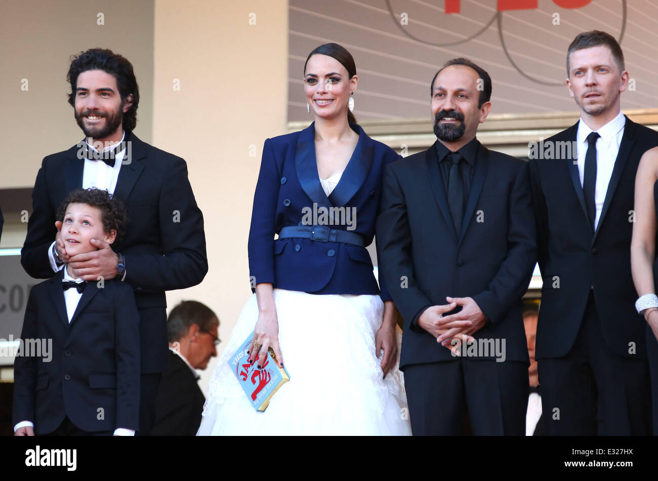 66e Festival du Film de Cannes - 'Le Passe' - Premiere avec : Ali Mossafa,Elyes Aguis,Tahar Rahim,Berenice Bejo,Asghar Farhad,Alexandre Mallet-Guy,Jeanne Jestin,Sabrina Ouazani,Pauline Burlet Où : Cannes, France Quand : 17 mai 2013 Banque D'Images