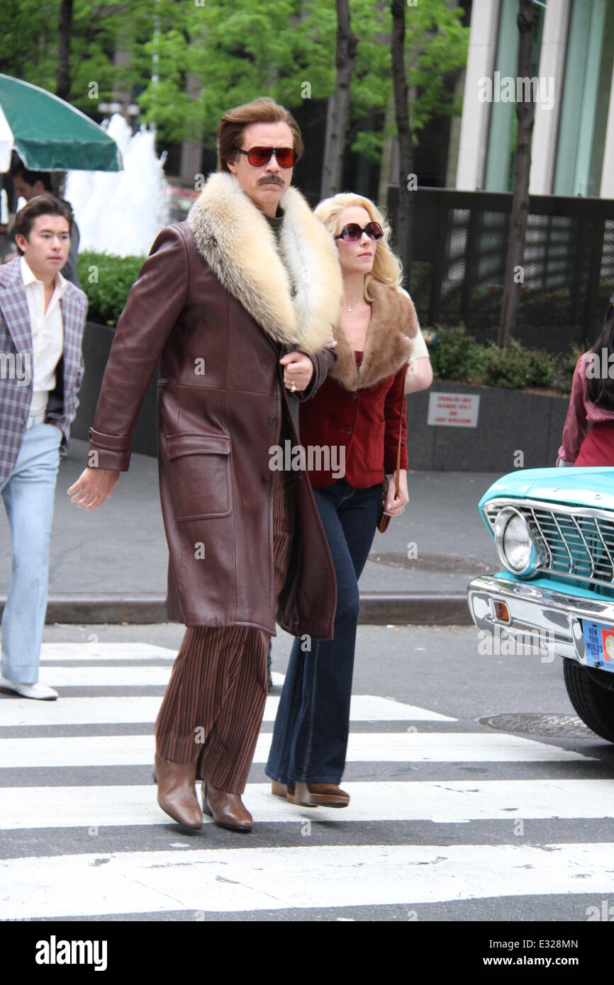 Présentateur : "La légende continue" de film à New York City avec : Will Ferrell, Christina Applegate Où : New York, N Banque D'Images