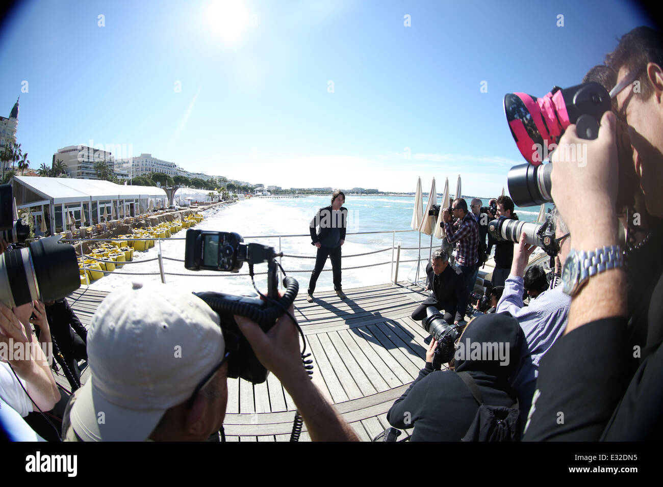 66e Festival du Film de Cannes - Homme de Tai Chi - photocall avec : Keanu Reeves Où : Cannes, France Quand : 01 Jan 2000 Banque D'Images