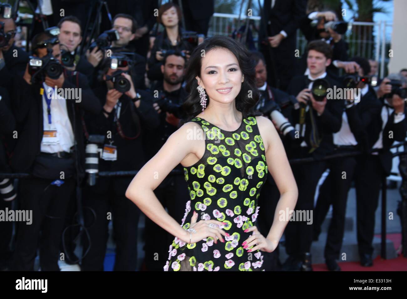 66e Festival du Film de Cannes - 'Zulu' - Premiere comprend : Zhang Ziyi Où : Cannes, France Quand : 26 mai 2013 Banque D'Images