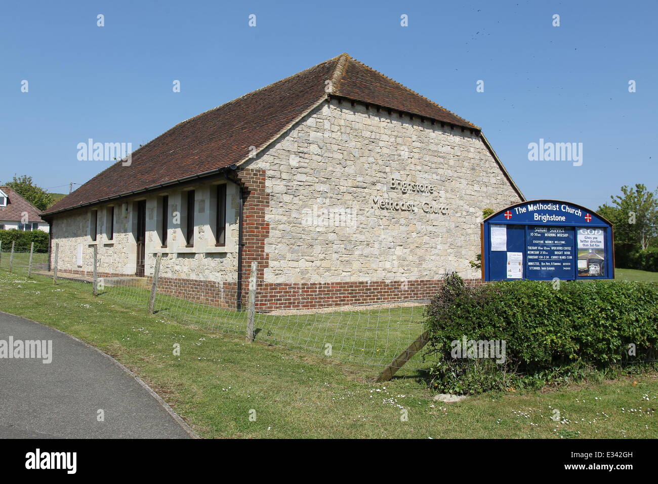 Une nouvelle Église méthodiste de Brightstone, île de Wight comprend : nouvelle Église méthodiste,Brightstone,Île de Wight où : London, Royaume-Uni Quand : 10 Juin 2013 Banque D'Images