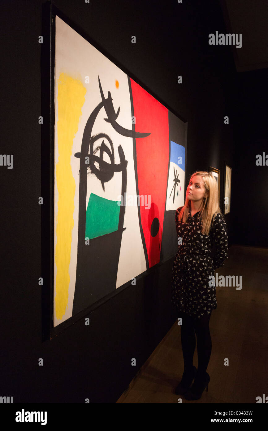 Appuyez sur Aperçu de l'art impressionniste et moderne vente du soir chez Christie's, Londres Banque D'Images