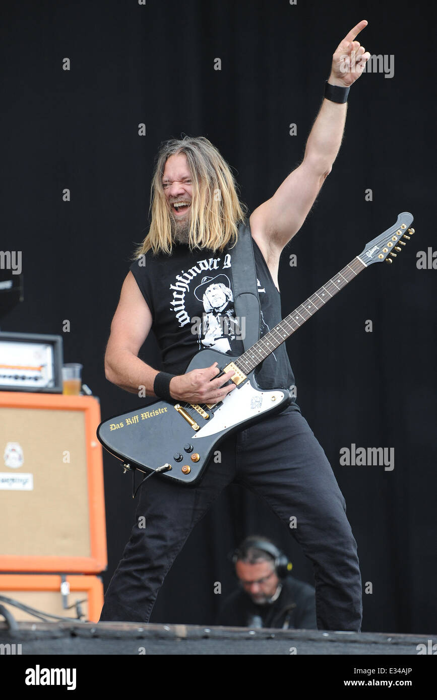 Download Festival 2013 - Performances - Jour 1 avec : Phil Anselmo Jimmy Bower Pepper Keenan Kirk Windstein Pat Bruders Où : Leicestershire, Angleterre, Royaume-Uni Quand : 14 Juin 2013 Banque D'Images