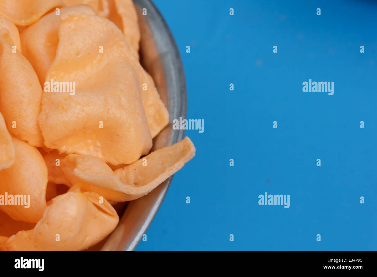 Craquelins aux crevettes Banque D'Images