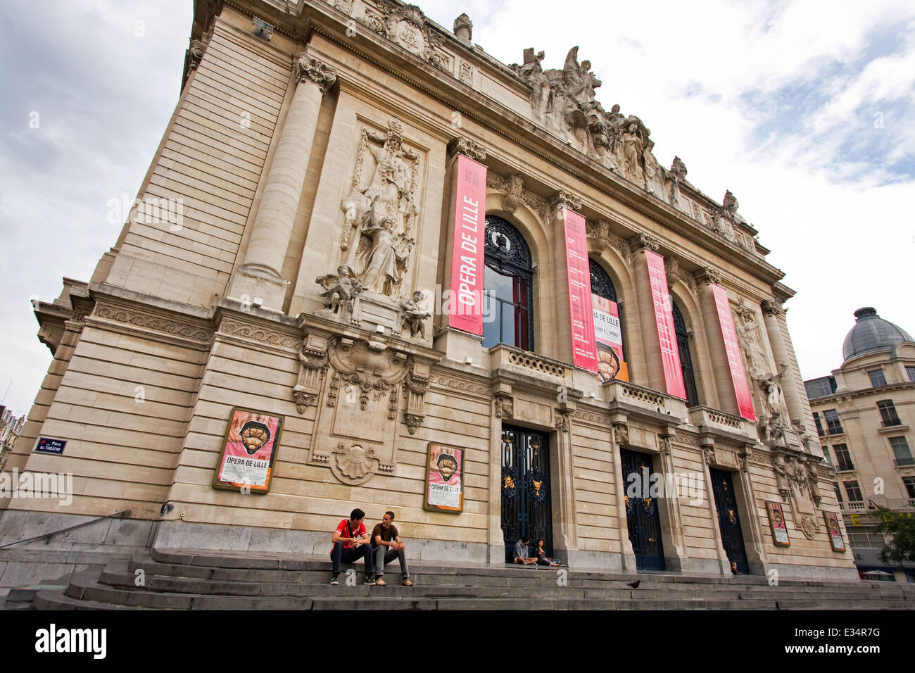 Opera House Lille France Banque D'Images