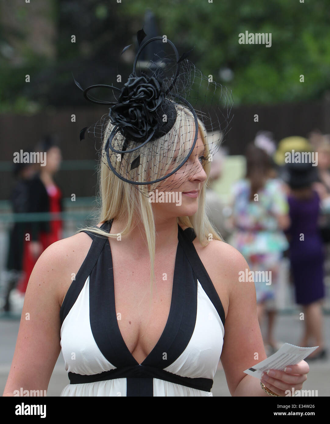 Mesdames Jour au Royal Ascot, au Ascot hippodrome où : Ascot, Royaume-Uni Quand : 20 Juin 2013 Banque D'Images