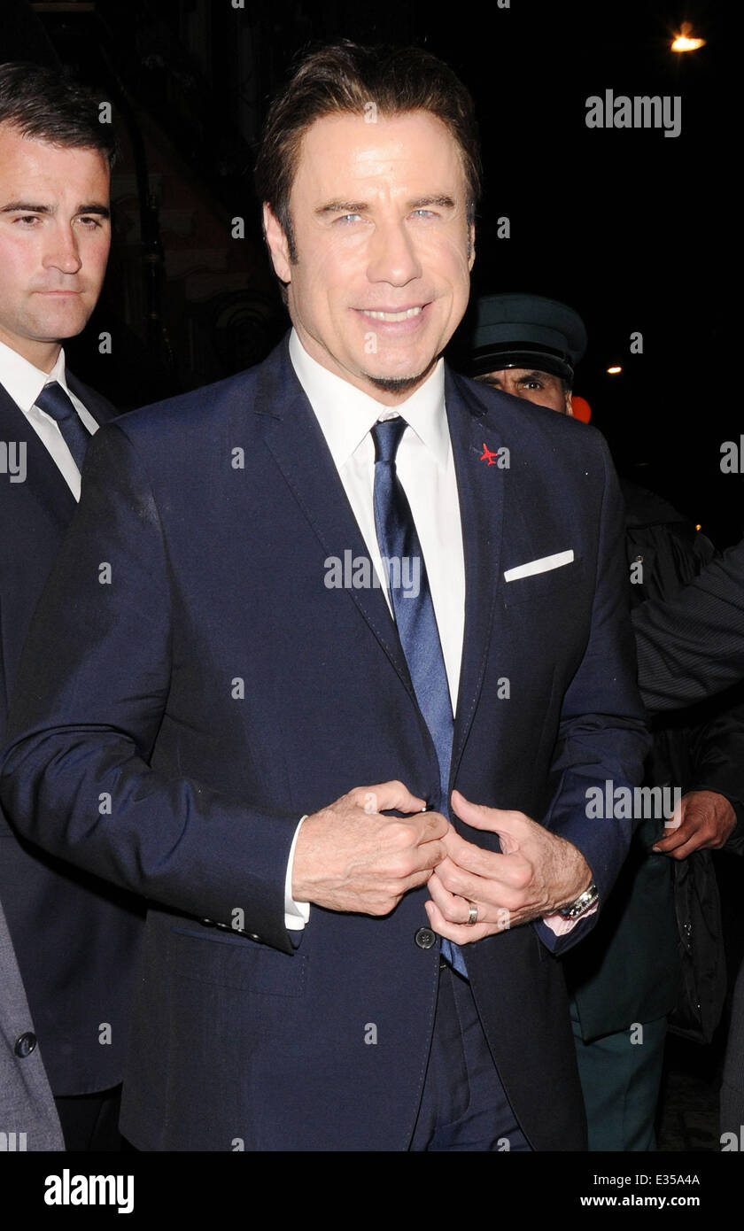 John Travolta à Annabel's avec : John Travolta Où : London, Royaume-Uni Quand : 28 Juin 2013 Banque D'Images