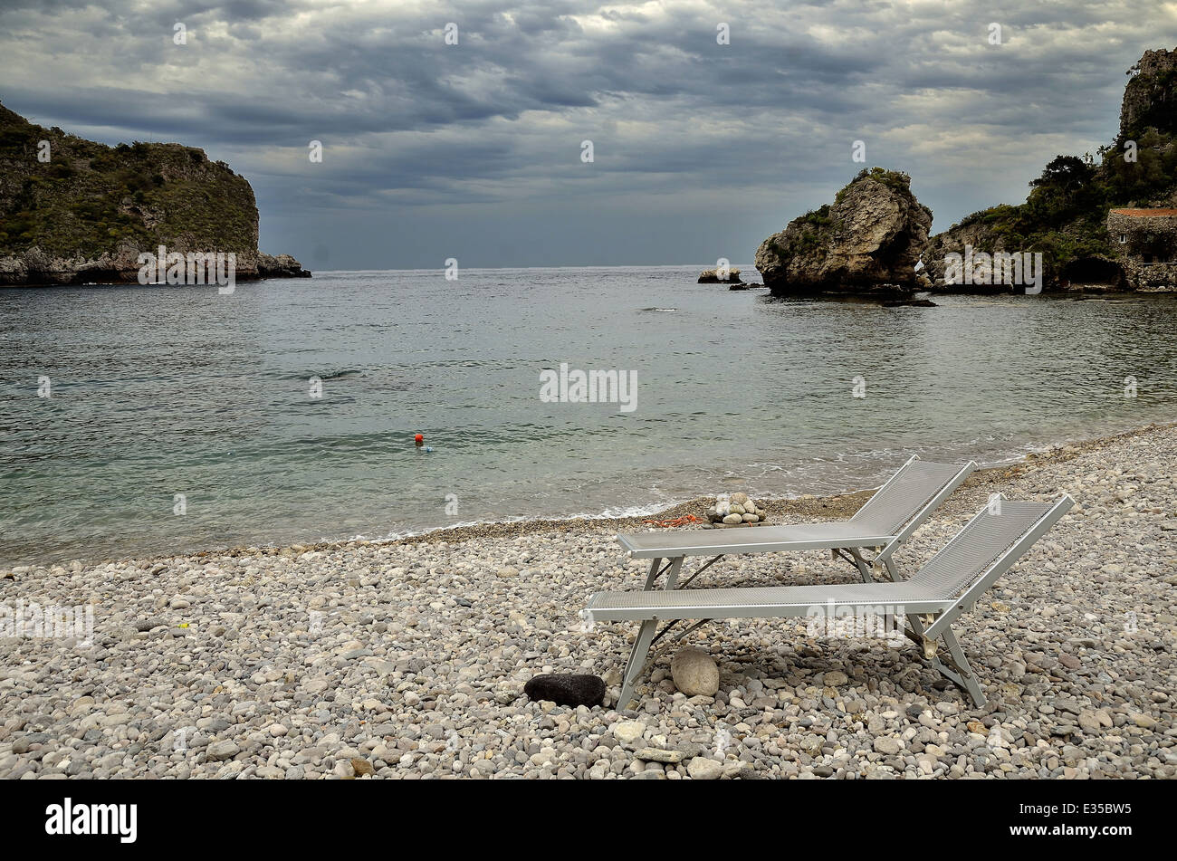 lit de bronzage Banque D'Images