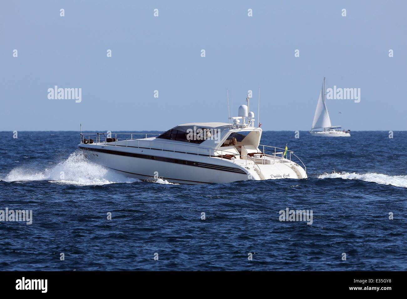 Victoria Silvstedt bénéficie d'un jour avec des amis à l'Hôtel du Cap-Eden Roc restaurant dans le sud de la France Avec : Victoria Banque D'Images