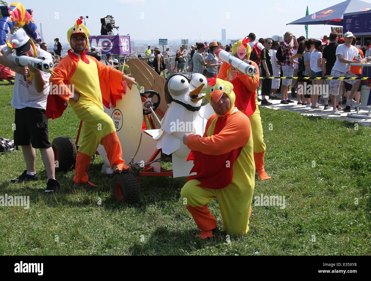 Red Bull Soapbox Race 2013 tenue au Parc de Saint-Cloud Où : Paris, France Quand : 05 août 2013 Banque D'Images