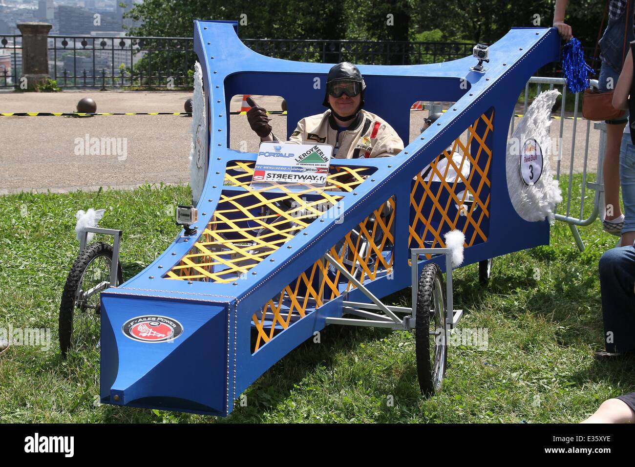 Red Bull Soapbox Race 2013 tenue au Parc de Saint-Cloud Où : Paris, France Quand : 05 août 2013 **Non disponible Banque D'Images