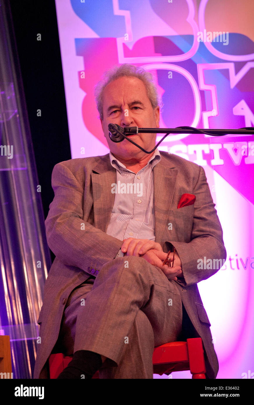 Dublin, Irlande. 22 Juin, 2014. L'ÉCRIVAIN John Banville au Festival du livre, Dalkey Dalkey, comté de Dublin, Irlande. Dimanche 22 juin 2014. Credit : Doreen Kennedy/Alamy Live News Banque D'Images