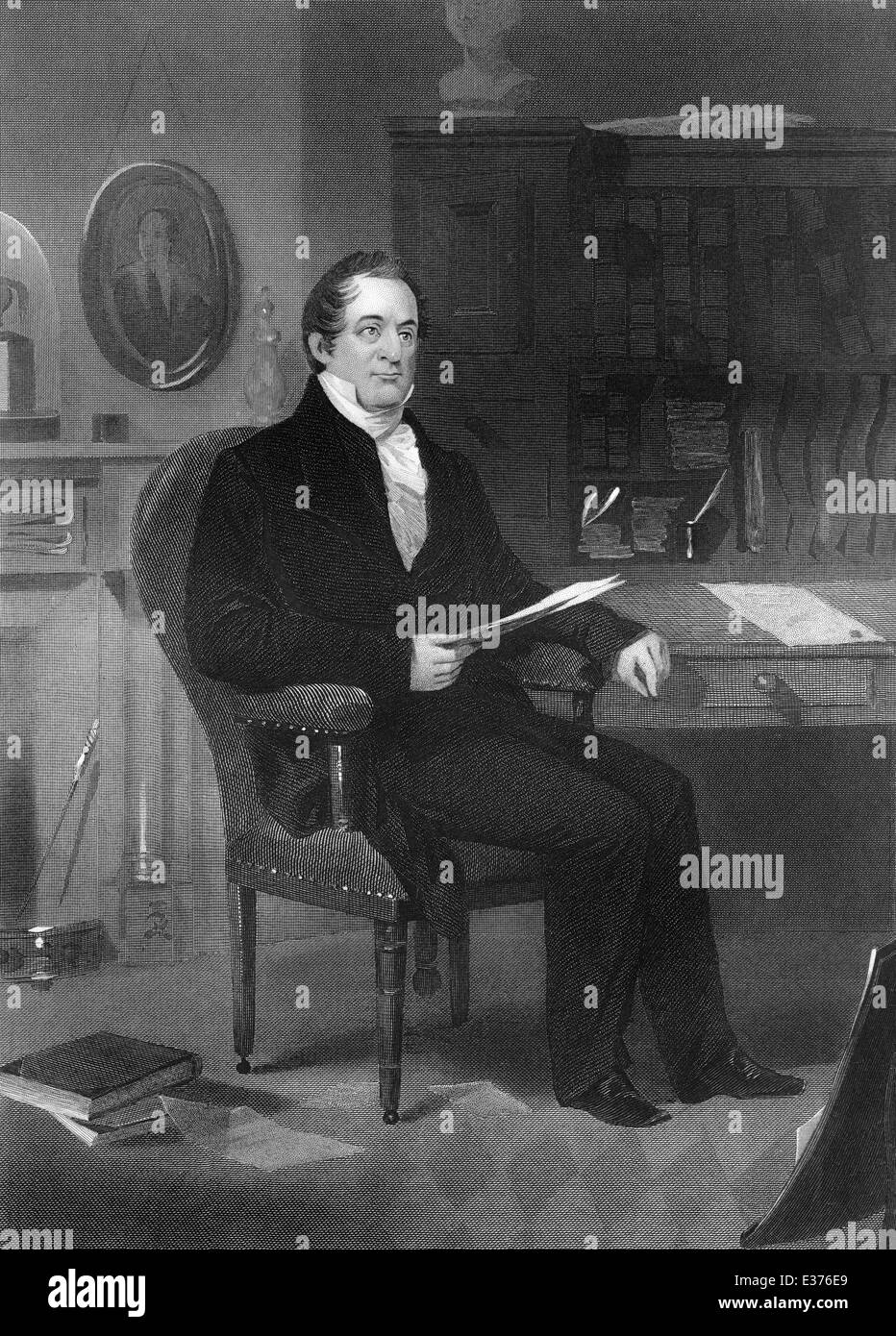 William Wirt, 1772 - 1834, un auteur américain et homme d'État, Banque D'Images