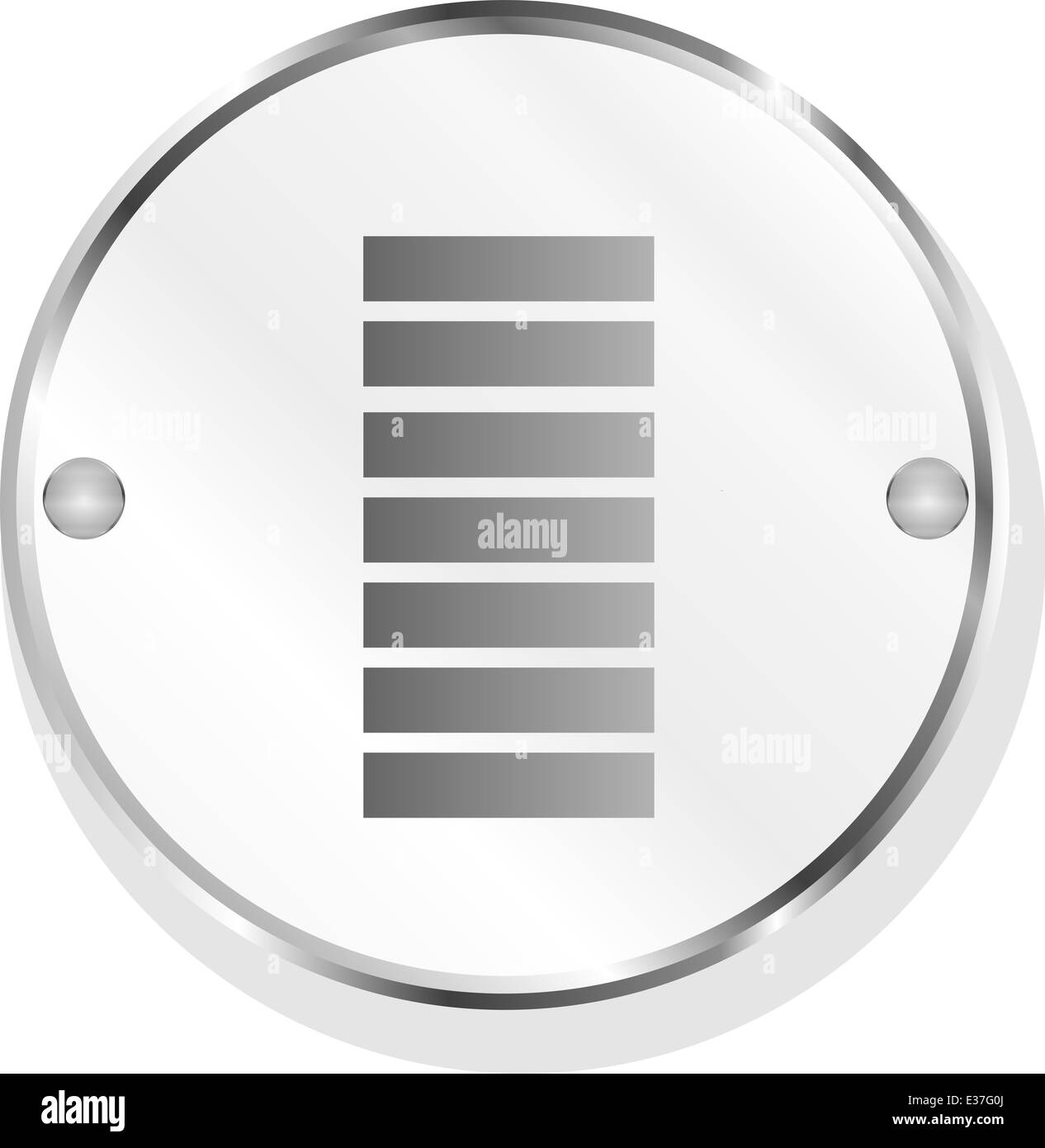 L'icône de la batterie bouton web isolated on white Banque D'Images L'icône de la batterie bouton web isolated on white Banque D'Images