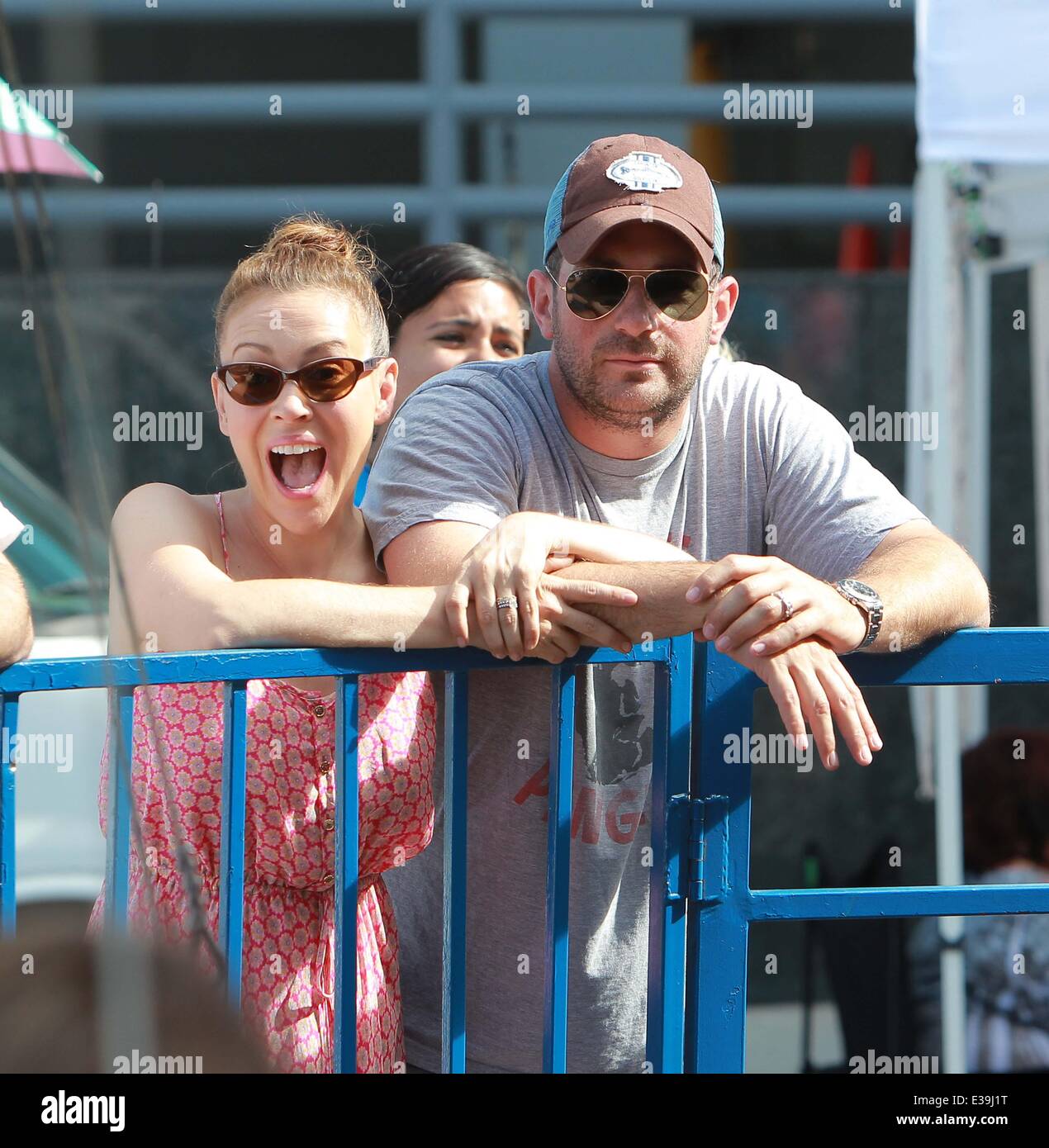 Alyssa Milano Et Son Mari L'actrice Alyssa Milano prend son mari David Bugliari et fils Milo Bugliari  pour Baby Milo son deuxième anniversaire avec : Alyssa Milano,David  Bugliari Où : Los Angeles, CA, United States Quand :