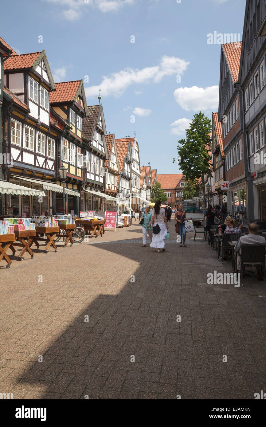 Zöllnerstrasse, Celle, Basse-Saxe, Allemagne Banque D'Images