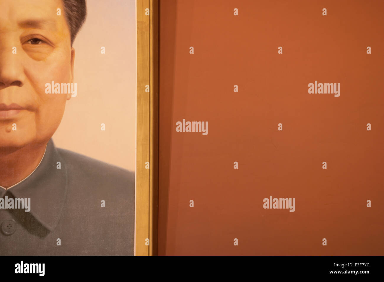 Porte de la paix céleste et le président Mao Portrait, Beijing, Chine Banque D'Images