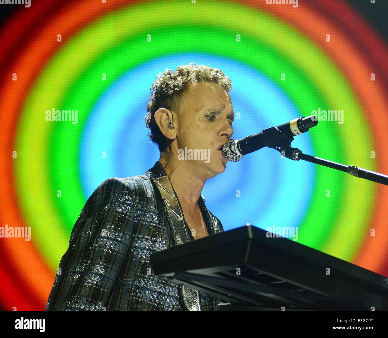 Depeche Mode effectuer à l'O2... Avec : Martin Gore Où : Dublin, Irlande Date : 10 Nov 2013 Banque D'Images
