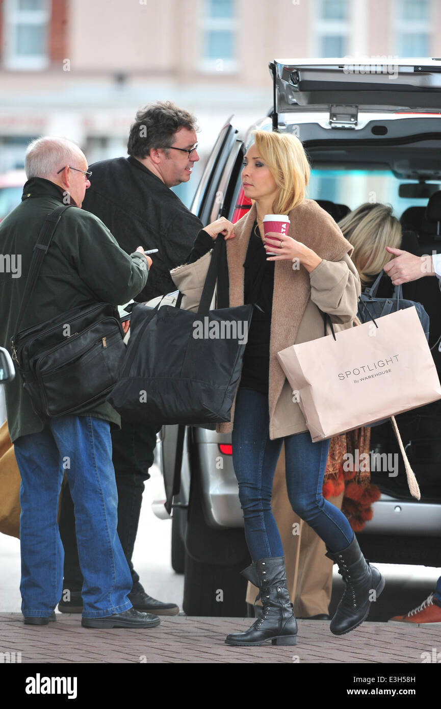 Étoile de Strictly Come Dancing commencent à arriver à Blackpool pour cette semaines montrent qui est tenue à l'Organisation mondiale de la célèbre Tour de bal. Avec : Kristina rihanoff Où : Blackpool, Royaume-Uni Quand : 15 Nov 2013 Banque D'Images