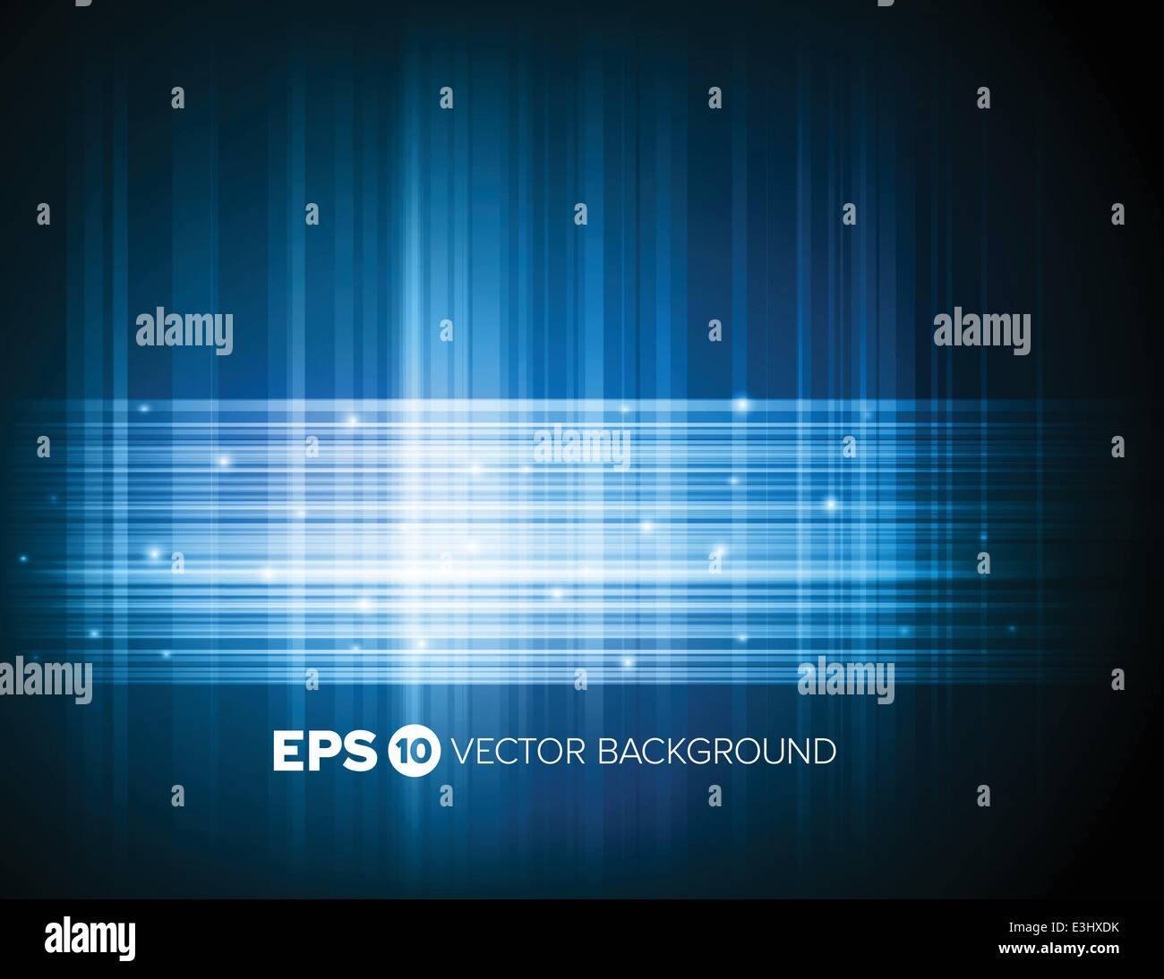 Résumé L'effet de lumière bleue haute technologie historique Illustration de Vecteur