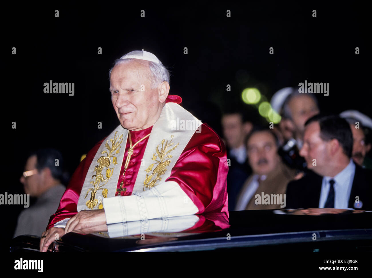 Le pape Jean Paul II Banque D'Images