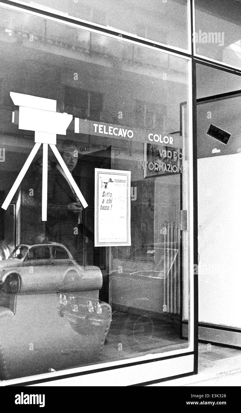 Entrée de telecavo,couleur 1976 Banque D'Images