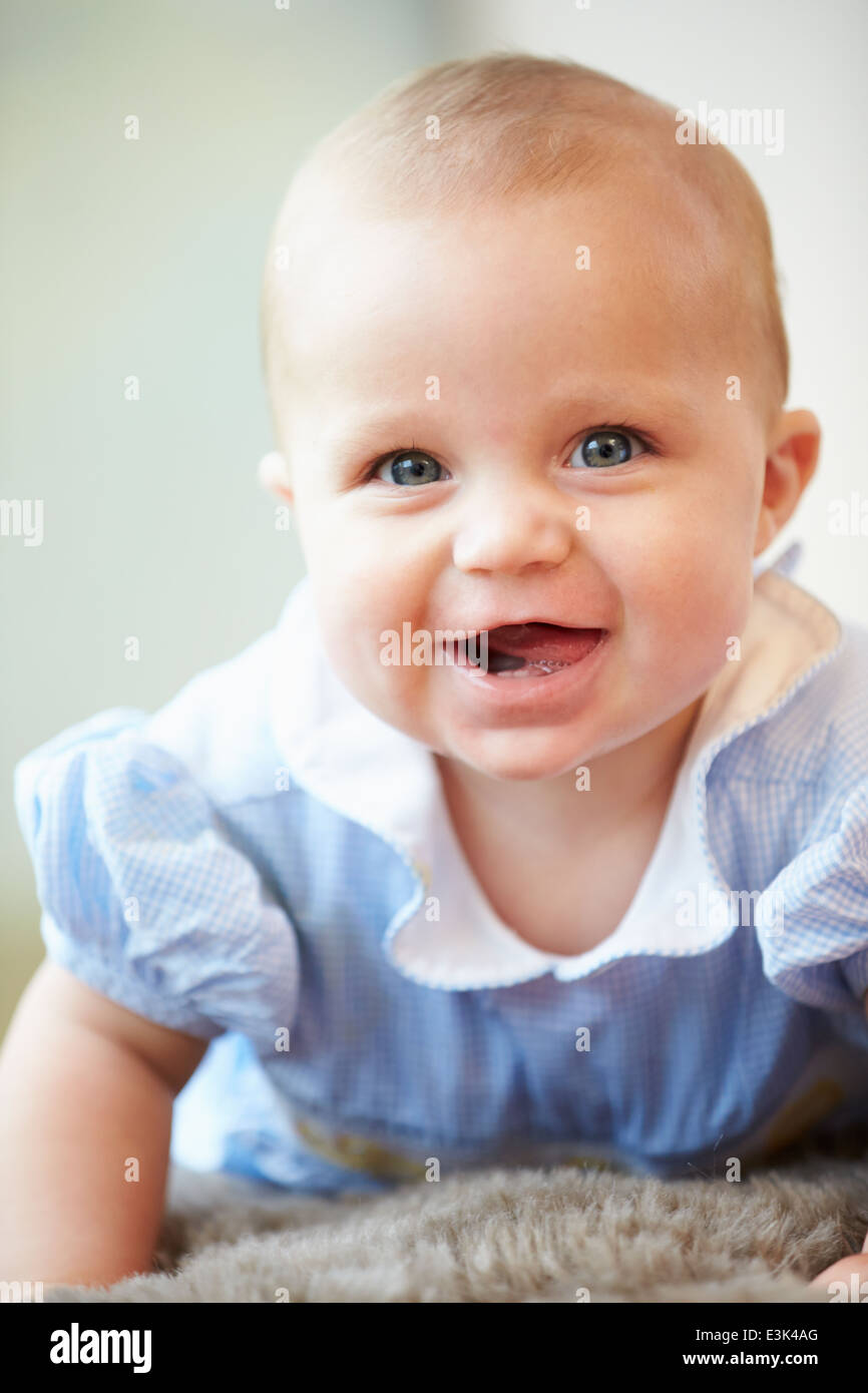 Portrait Of Cute Baby Boy Banque D'Images