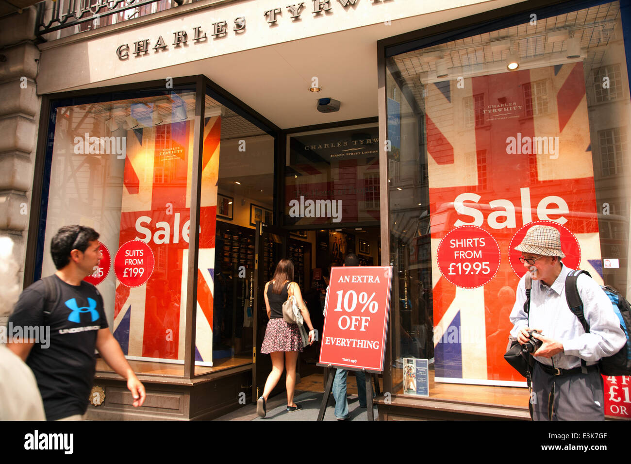 Vente d'été à Oxford Street,London,UK Banque D'Images