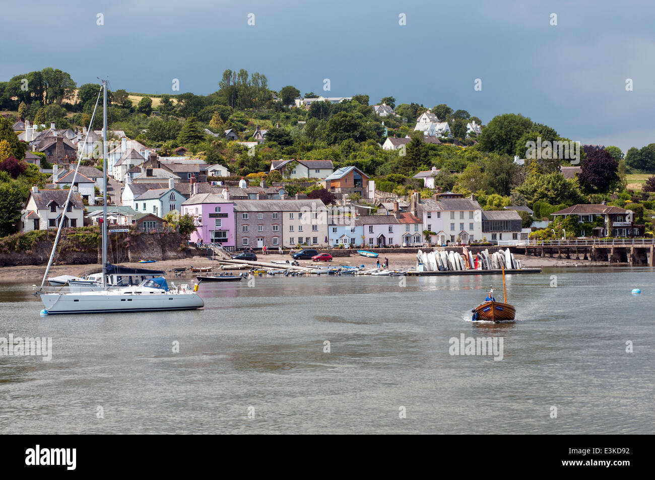 Dittisham, South Hams, Devon, ditsum,prestige,rivière dart,dittisham,ferry dittisham, South Hams, Devon, ditsum,prestige,rivière dart,ri Banque D'Images