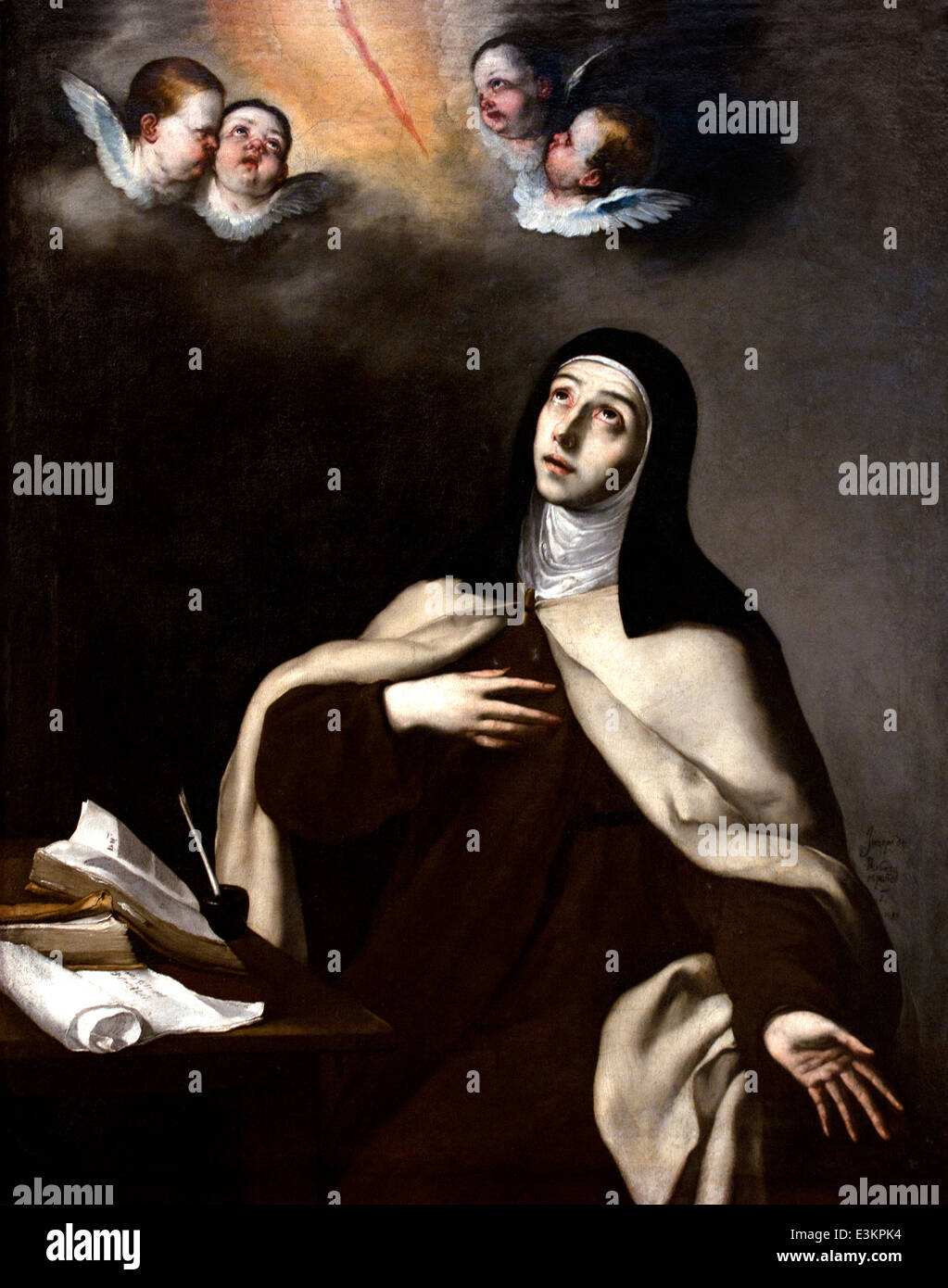 Ste Thérèse de Jésus 1630 Ribera, José de 1591 - 1652 Espagnol Espagne Banque D'Images