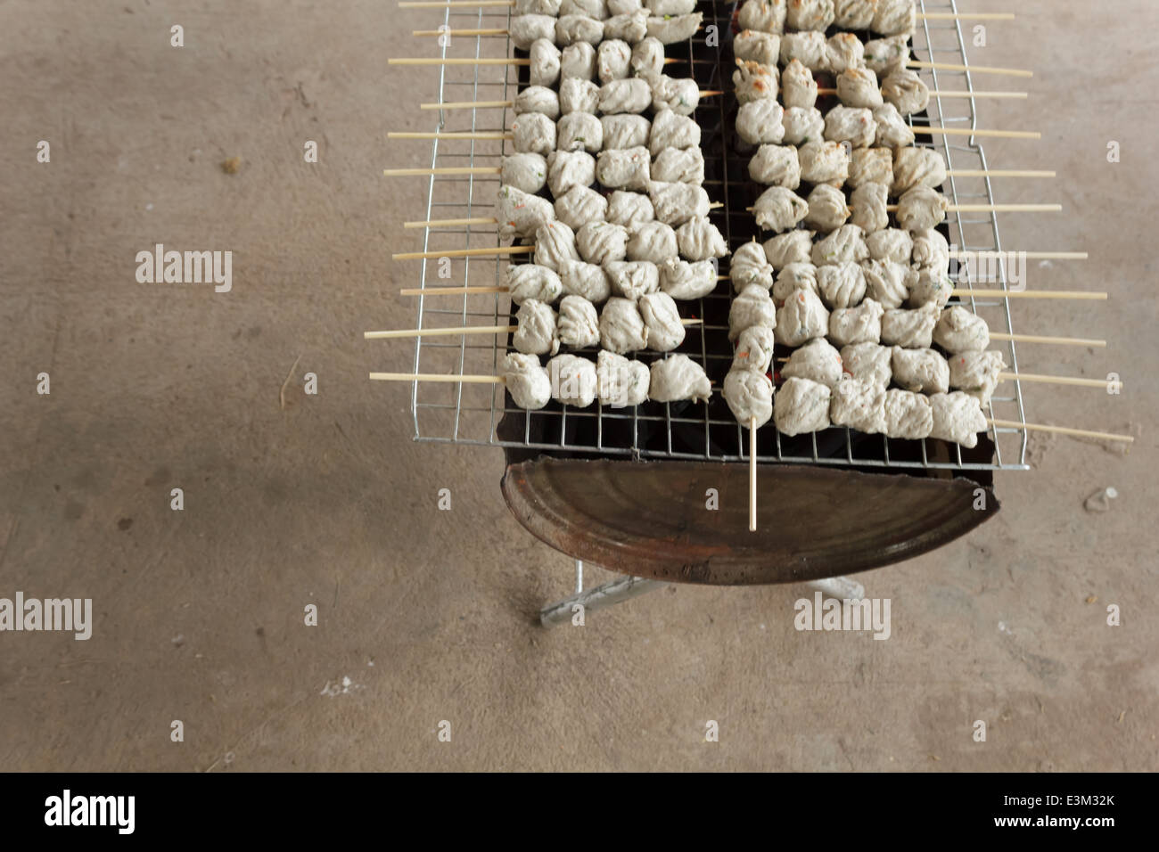 La viande grillée ball Banque D'Images