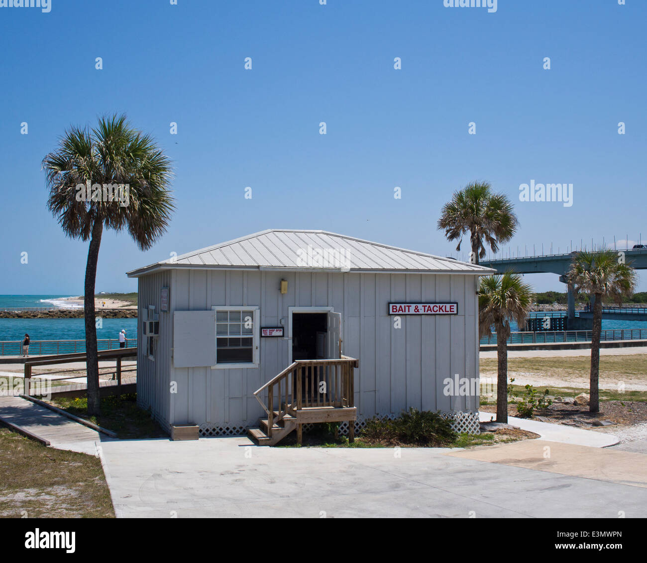 Parc d'état de Sebastian Inlet sur la côte Est de la Floride USA Banque D'Images